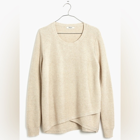 Madewell Feature Pullover Sweater in Marled Flex - Size XS - Picture 2 of 5